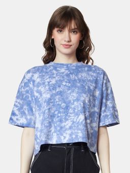 The Souled Store - Tie Dye Hue Away Women Oversized Cropped T-Shirts