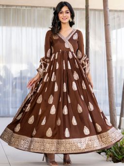 HOUSE OF JAMOTI - Shahi Angrakha with Dupatta (Set of 2)