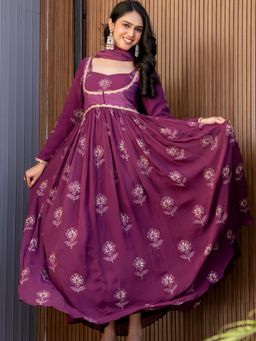 HOUSE OF JAMOTI - Amaraya Anarkali with Pant & Dupatta (Set of 3)