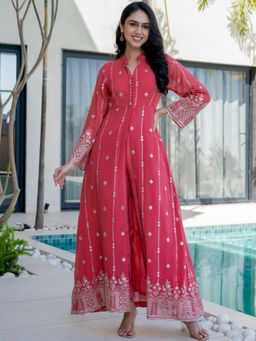 HOUSE OF JAMOTI - Eraya Pink Kurta with Pant (Set of 2)