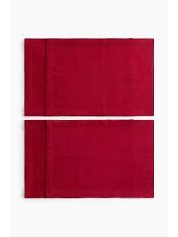 H&M - Red 4-Pack Cotton Place Mats