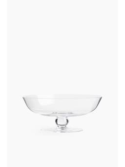 H&M - Transparent Footed Glass Bowl