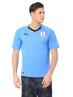 Puma - Uruguay Home Replica Shirt Mens Blue T-shirt