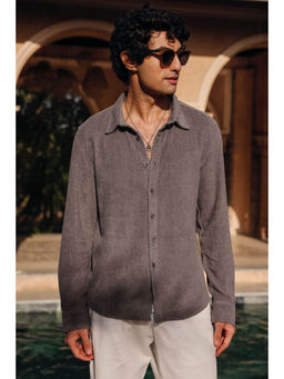 PRIMAL GRAY - Grey Towel Terry Shirt