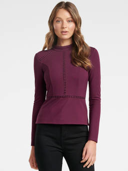 Forever New - Hope High Neck Ponte Top