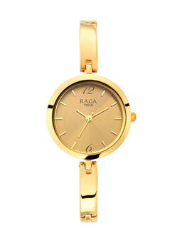 Titan - Gold Metal Watch -2606YM06
