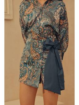 Sage By Mala - Navy Blue Cachemira Shorts
