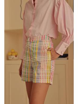 Sage By Mala - Multi-Colour Caramelo Shorts