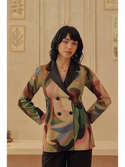 Sage By Mala - Multi-Colour Pintura Blazer