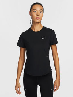 Nike - Women Black Solid Swift T-shirt - HM9699-010