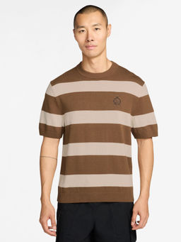 Nike - Men Brown Stripes Club T-shirt - IO4167-270