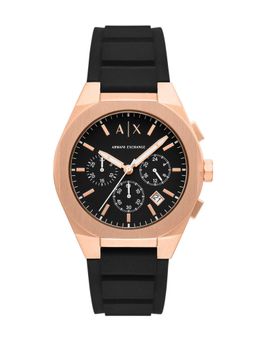 ARMANI EXCHANGE - Sync Rose Men Quartz Watch (AX4190) - Black (M)