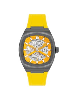 Lee Cooper - Automatic Yellow Tonneau Dial Men's Watch (LC07902.357) (M)