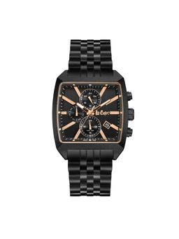 Lee Cooper - Analog Black Rectangle Dial Men's Watch (LC08139.650) (M)