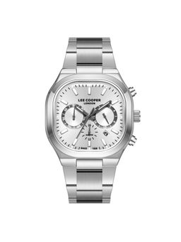 Lee Cooper - Analog Silver Tonneau Dial Men's Watch (LC08169.330) (M)