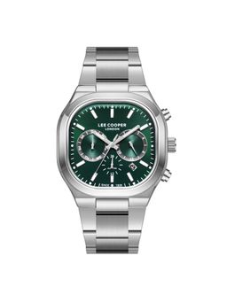 Lee Cooper - Analog Green Tonneau Dial Men's Watch (LC08169.370) (M)