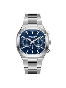 Lee Cooper - Analog Navy Blue Tonneau Dial Men's Watch (LC08169.390) (M)