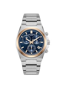 Lee Cooper - Analog Navy Blue Round Dial Men's Watch (LC08188.590) (M)