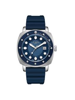 Lee Cooper - Analog Navy Blue Round Dial Men's Watch (LC08193.399) (M)