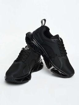 Snitch - Black Solid Casual Sneaker