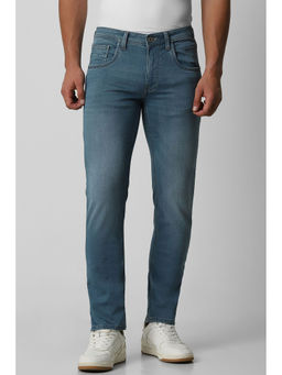 Van Heusen - Men Blue Light Wash Slim Fit Jeans