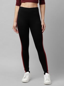 KASSUALLY - Black Polyester Jeggings