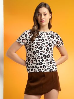 KASSUALLY - Off White Back Knot Top