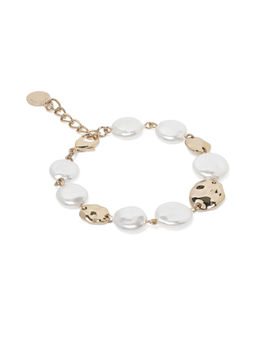 Forever New - Kiki Pearl And Metal Bracelet