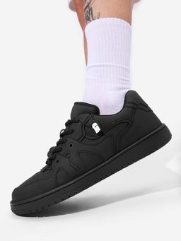 The Souled Store - Originals Urban Blaze: Matte Black Men Sneakers