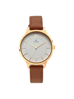 Titan - 2617WL05 White Dial Analog Watch For Men