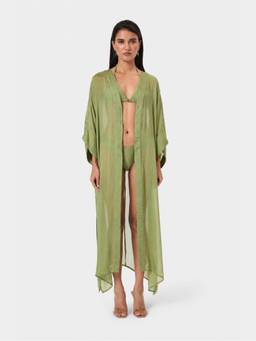 BEYOND - Green Cross Front Sheer Overlay