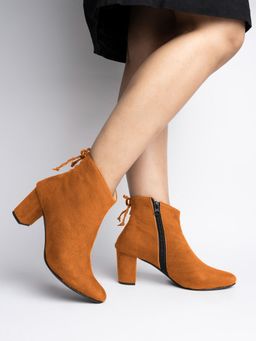 Shoetopia - Women Tan Boots