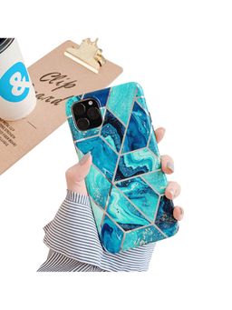 MVYNO - Trendy Cover for iPhone 12 Pro Max (Funky Blue) (6.7")