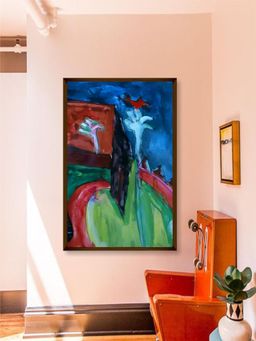 The Art House - Abstract Painting Multicolor (40X30 Inches)