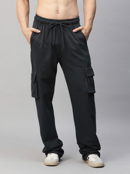 PRONK - Dark Gray Men Premium Terry Track Pant