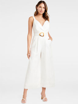 Forever New - Kira Belted Linen Jumpsuit