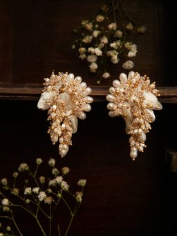 House of D'oro - Versatile Off-White Pearl Earrings