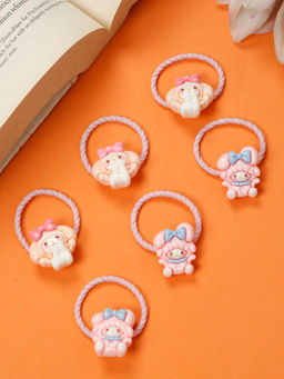 Stol'N - Bow Designed Rubber Bands - Multi-Color (Pack of 6) (3-12 Years)