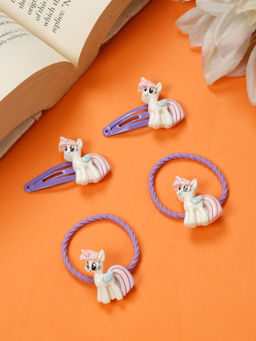 Stol'N - Unicorn Designed Tic Tac Pins & Rubber Bands - Multi-Color (Pack of 2) (3-12 Years)