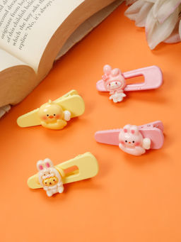 Stol'N - Animal Embellished Hair Clips - Multi-Color (Pack of 4) (3-12 Years)