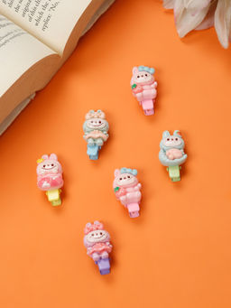 Stol'N - Embellished Hair Clips - Multi-Color (Pack of 6) (3-12 Years)