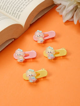 Stol'N - Doll Detailed Hair Clips - Multi-Color (Pack of 4) (3-12 Years)