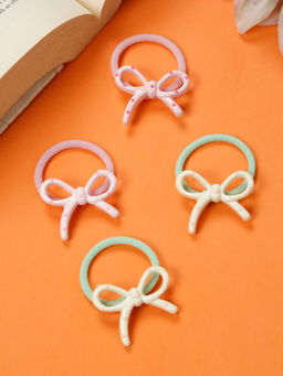 Stol'N - Bow Designed Rubber Bands - Multi-Color (Pack of 4) (3-12 Years)