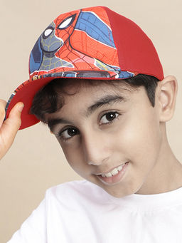 Kidsville - Official Marvel Comic Spiderman Red Cap (7-12 Years)