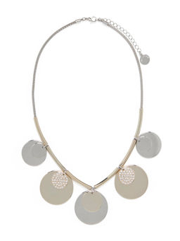 Forever New - Alison Pave Metal Mix Necklace