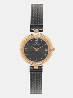 Daniel Klein - Analog Black Dial Women Watch- DK11966-5