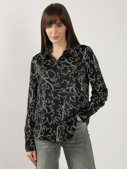 VERO MODA - Black Printed Shirt