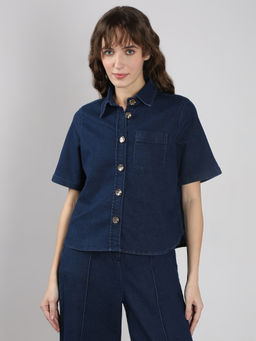 VERO MODA - Blue Denim Shirt