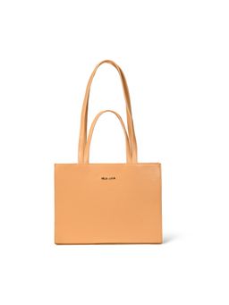 Pelle Luxur - Women's Peach Premium Pu Medium Handbag Bag