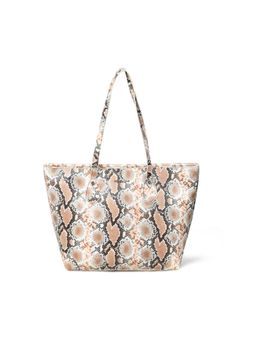 Pelle Luxur - Women's Light Brown Premium Pu Large Tote Bag